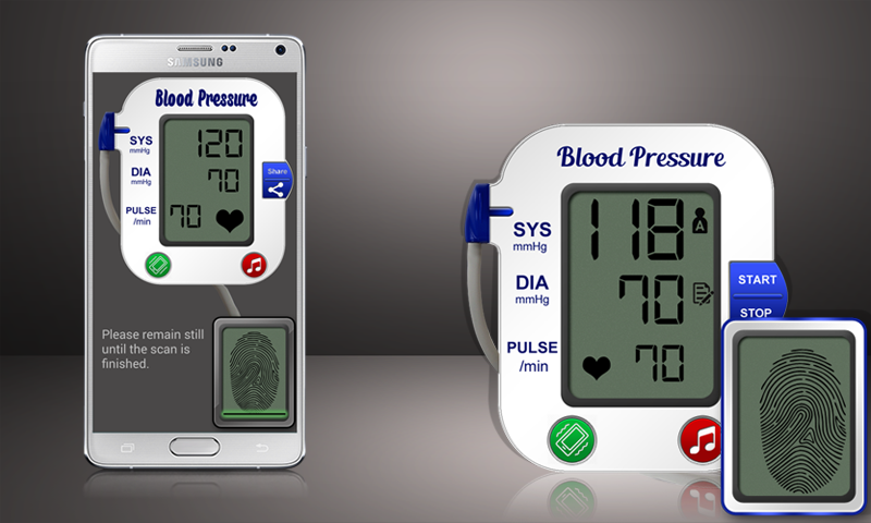 Screenshot 1 Blood Pressure Scanner